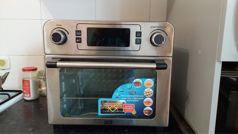 Настольная электропечь GFgril GFAO-700 серебристый