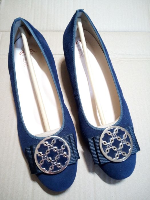 Pantofi ARA piele întoarsă bleumarin