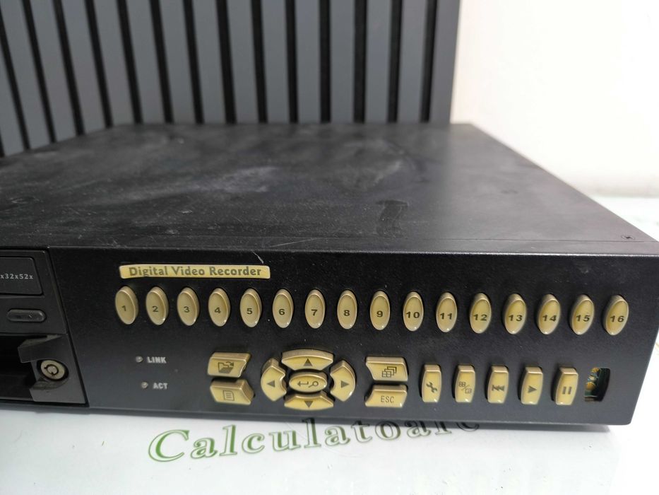 Digital Video Recorder DVR, 16 canale, PAL, pentru supraveghere
