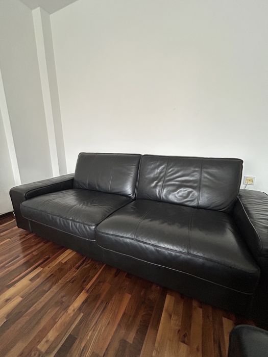 Холна гарнитура естествена кожа