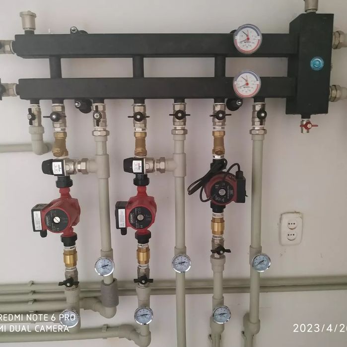 отопления теплый пол Сантехник