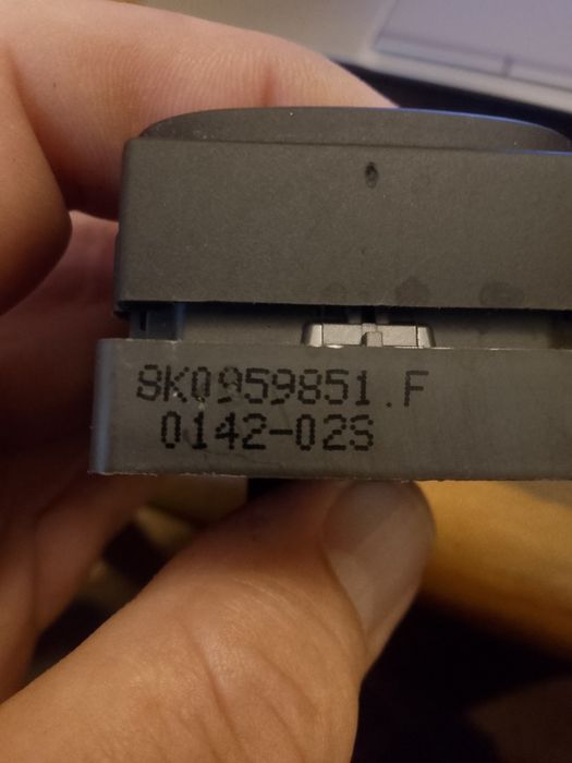 8K0959851F Бутон ключ за ел.стъкла, Audi, A4 B8, A5, Q5 8R, Хром, 10 П