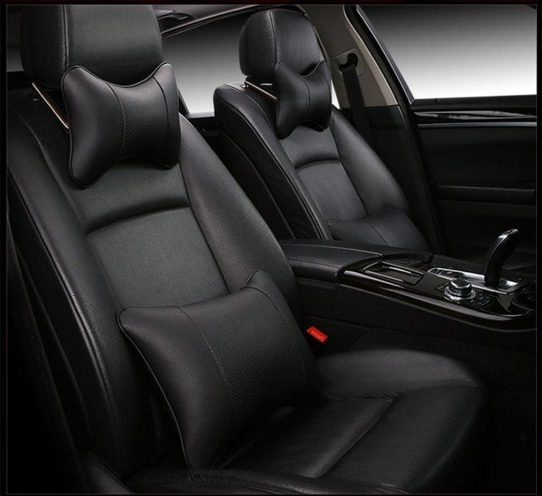 универсални кожени възглавнички 2броя,облегалки за глава,за ...