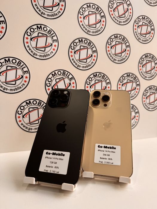 iPhone 14 Pro Max - 128GB/256GB - Gold/Black - 86% - Garantie
