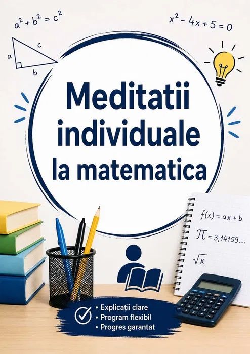 Matematica Explicată Clar: Profesor Școală Privată, Rezultate garantate la Examene.