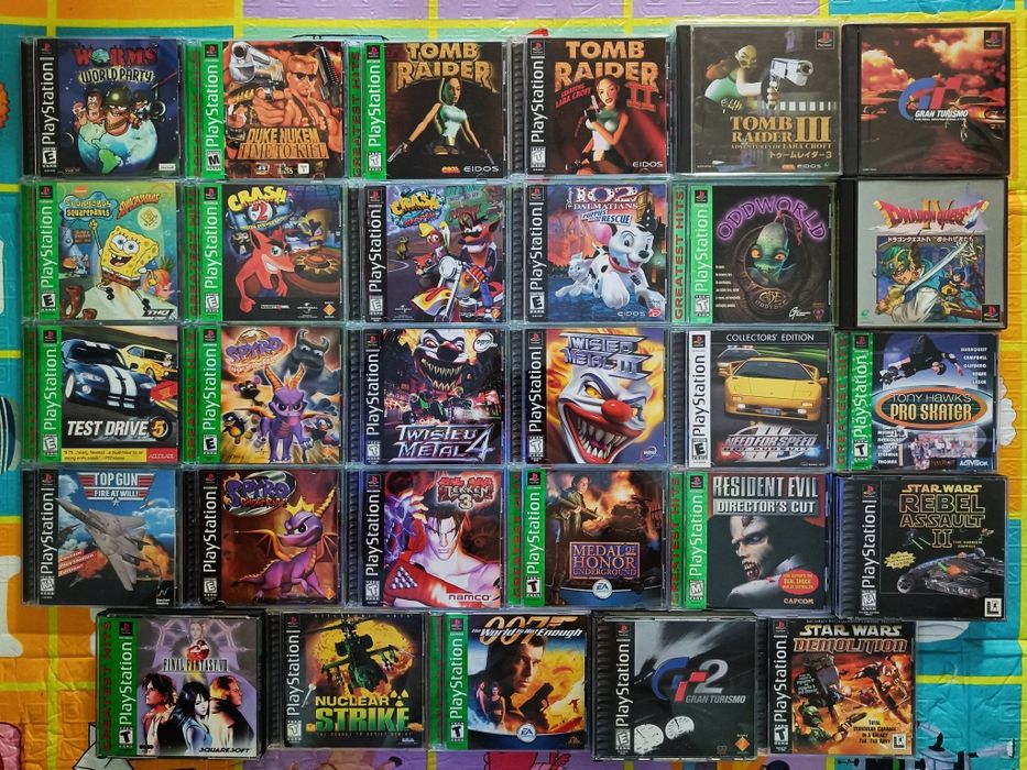 Ps1 игры на дисках лицензионные ntsc
