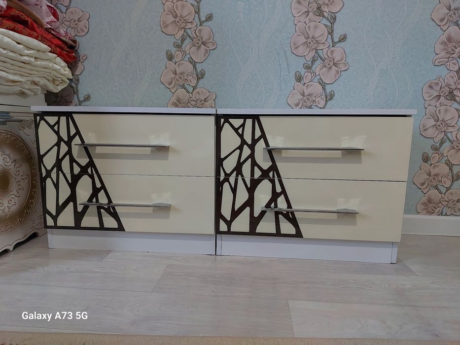 Шкаф, 2 тумбы, комод с зеркалом