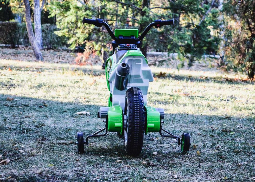 Motocicleta electrica pentru copii Kinderauto BJH022 2x 35W 12V Verde