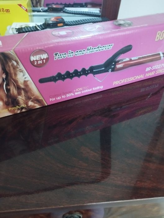 Плойка  Soch uchun.BORAN  2in 1  professional hair stick идеально  80-