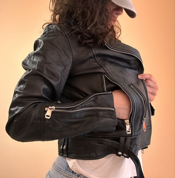 TRF Collection Zara кожено дамско яке