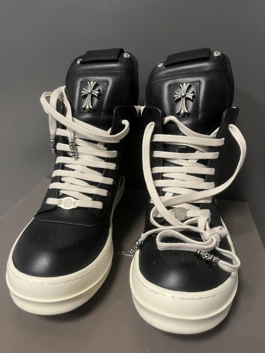 Adidasi Chrome Hearts x Rick Owens Geobasket