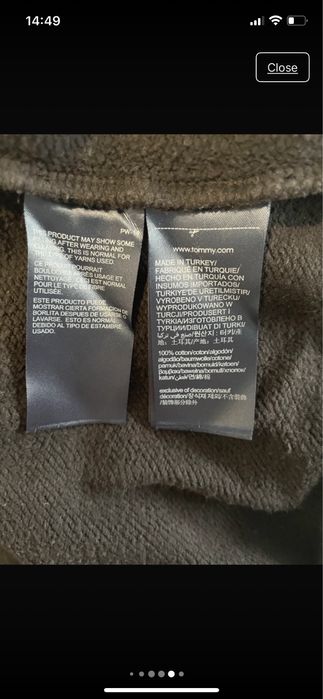 TOMMY Jeans bluzon nergu prespalat, marimea M