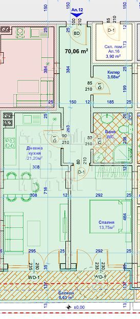 Продава се Двустаен апартамент в Варна, Възраждане 1 - 85 кв.м за 1577 €/кв.м - Снимка #1