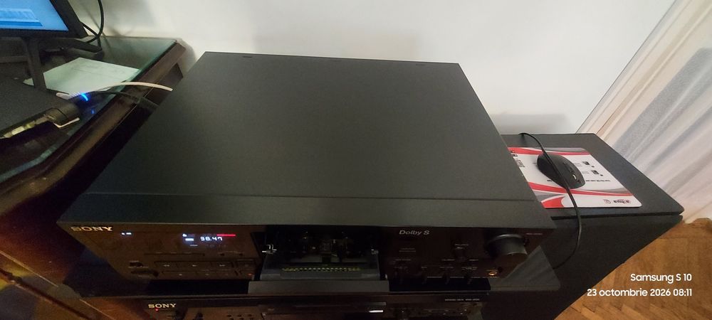 Deck Sony tc k 808 cu  3 capete 3 motoare direct drive