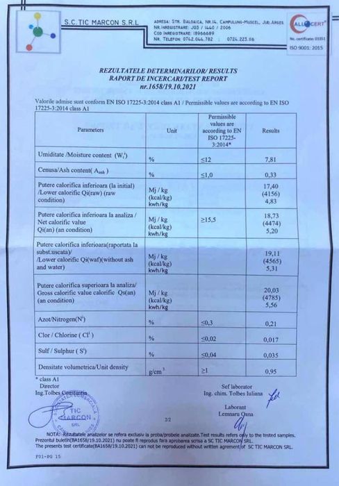 Brichete ruf PREMIUM STEJAR Târgoviște Dâmbovița