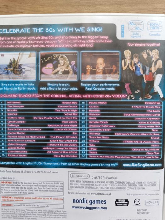 Wii Jocuri karaoke + microfon USB 190RON