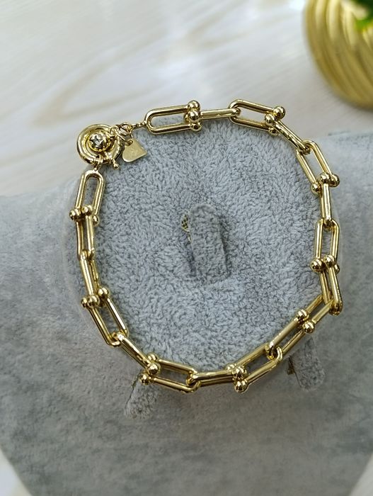 Золотое браслет TIFFANY Турция проба 585 ,вес 6,54 гр размер 21 см .