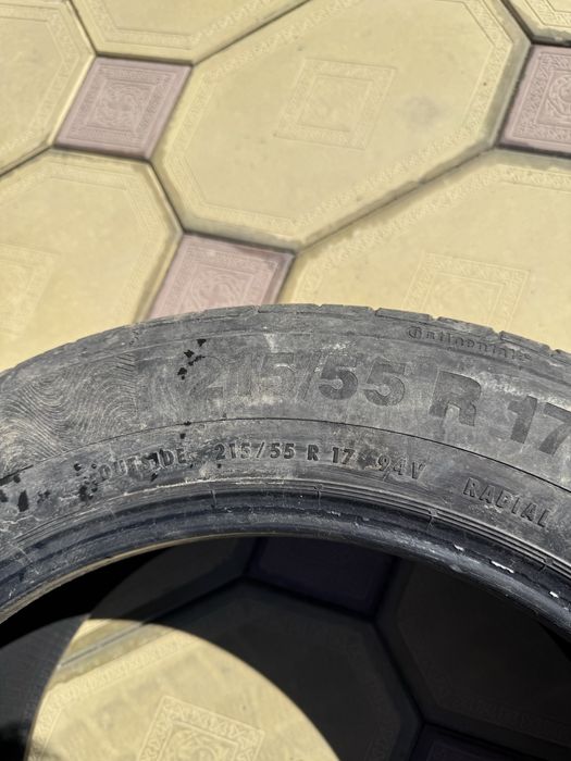 Летние шины, б/у