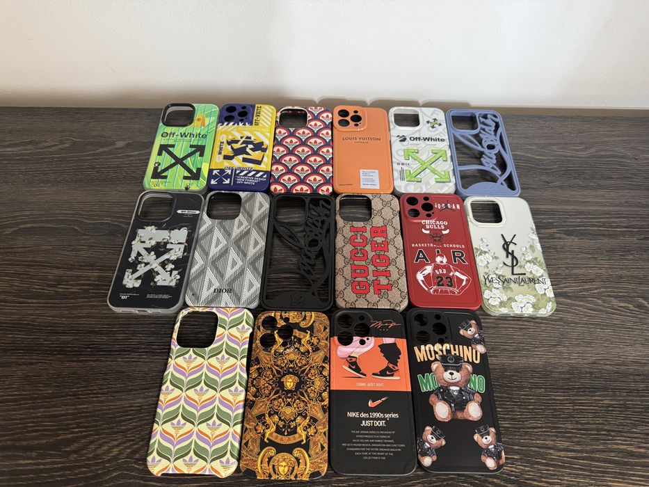 Husa Gucci, Moschino, Louboutin, OffWhite iPhone 14 Pro Max / 14 Pro