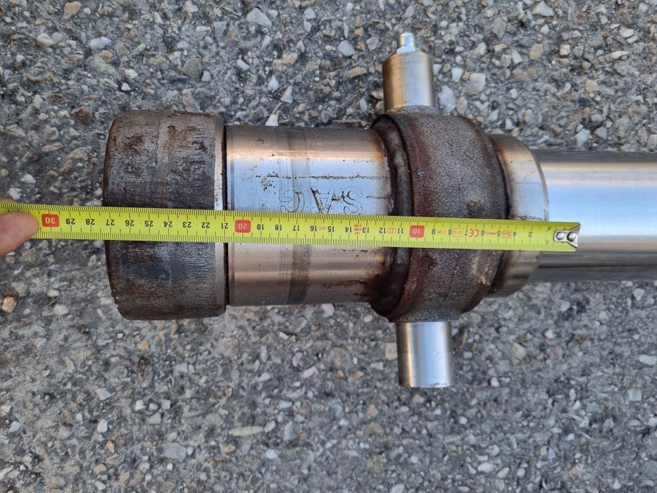 Cilindru hidraulic ridicare basculare remorca 5 tone 4 trepte 275x1045