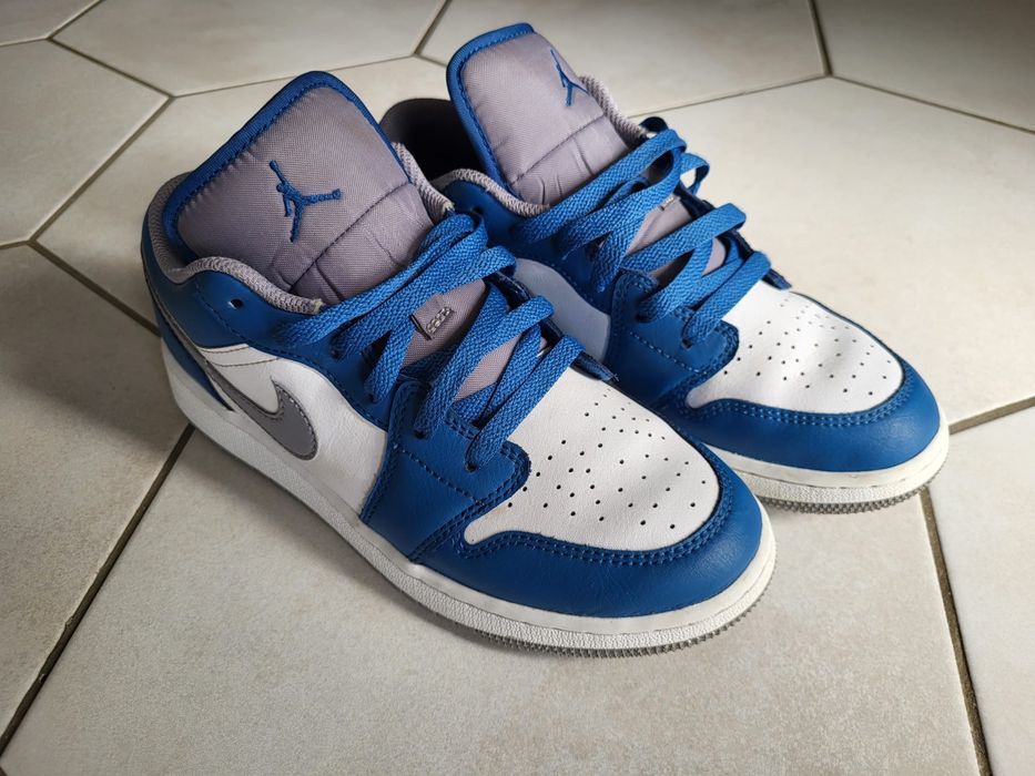 Sneakers Jordan  Air 1 Low True Blue,  măr. 37,5 EU,  250 RON
