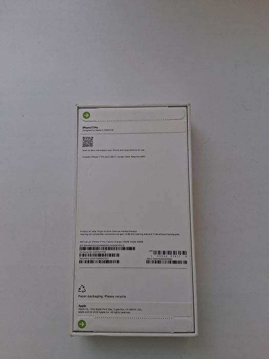 iPhone 17 pro 256 gb