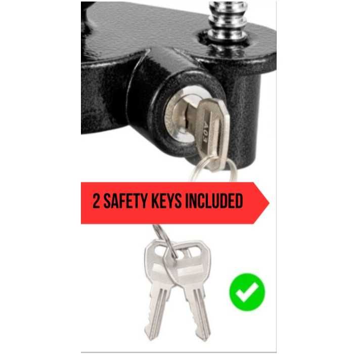 Универсален катинар за теглич с топка, За каравани и ремаркета