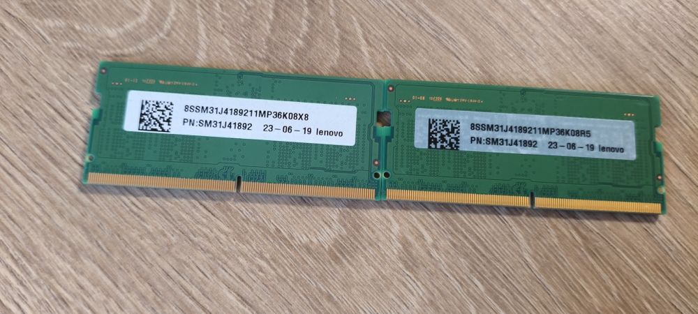 2x8gb, DDR5, 5600MHz, CL46, Samsung laptop RAM kit