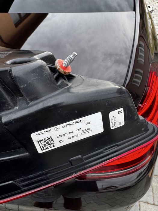 Tripla Mercedes s class 2018 facelift