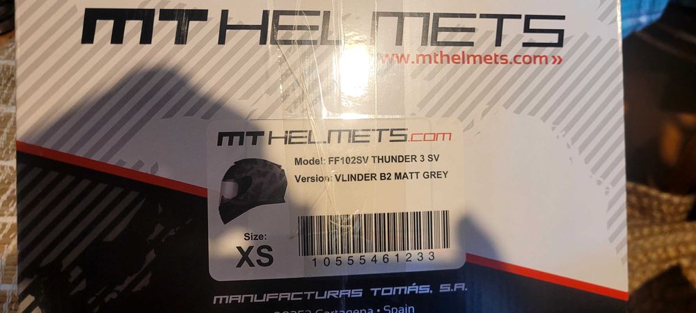 Каска MT Thunder 3SV SV – Matt Anthracite/Gradient/Silver