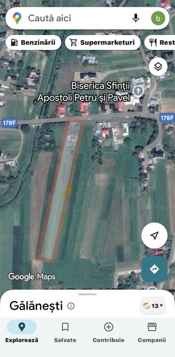 Casă bătrânească și teren