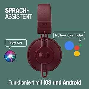 Sigilat Casti on-ear fara fir Fresh & Rebel Cult Ruby Red