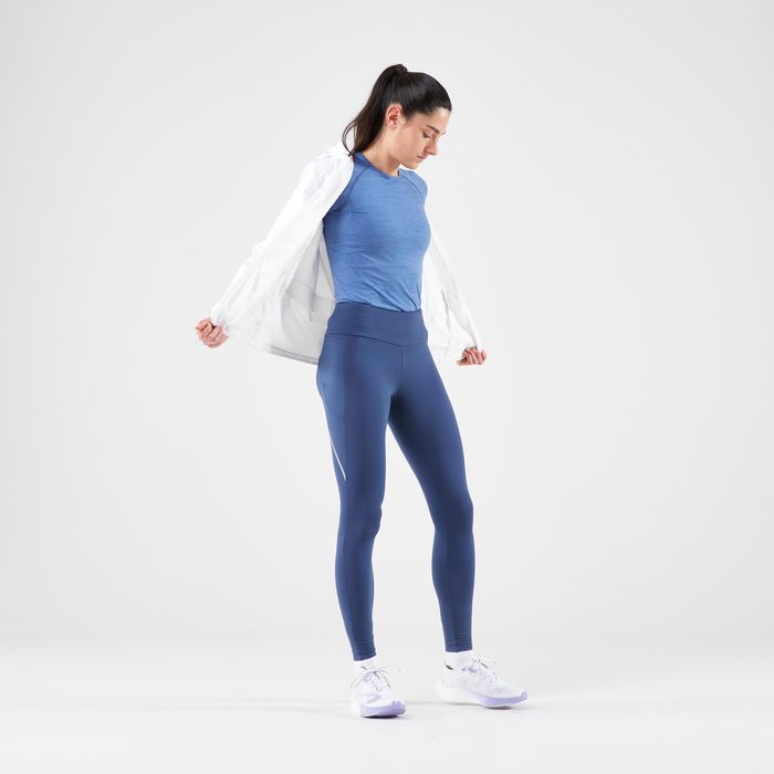 Geacă ploaie Rain Kiprun Run 100 Alb Damă - produs resigilat Decathlon