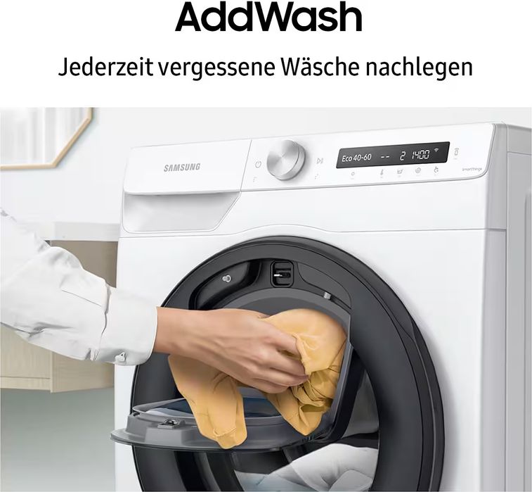Нова инверторна пералня Самсунг/Samsung 9 кг AddWash