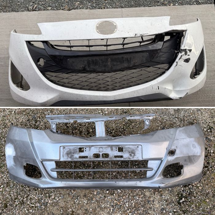 ОРИГИНАЛНА Предна Броня Със Забележки за *MAZDA 5 2010г-2016г* + *HONDA JAZZ 2011г.-2015г.*