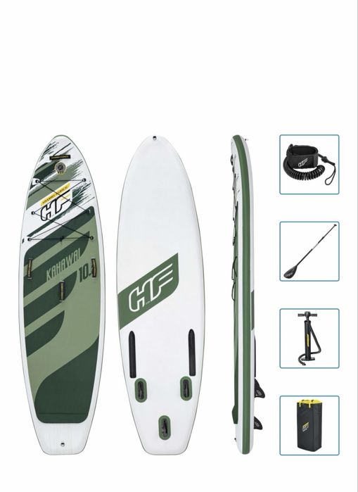 Bestway set sup placă gonflabilă hydro-force kahawai, 310x86x15 cm