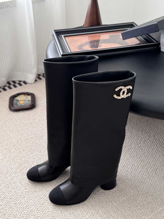 Cizme Chanel -piele naturala 100% premium prezentare completa