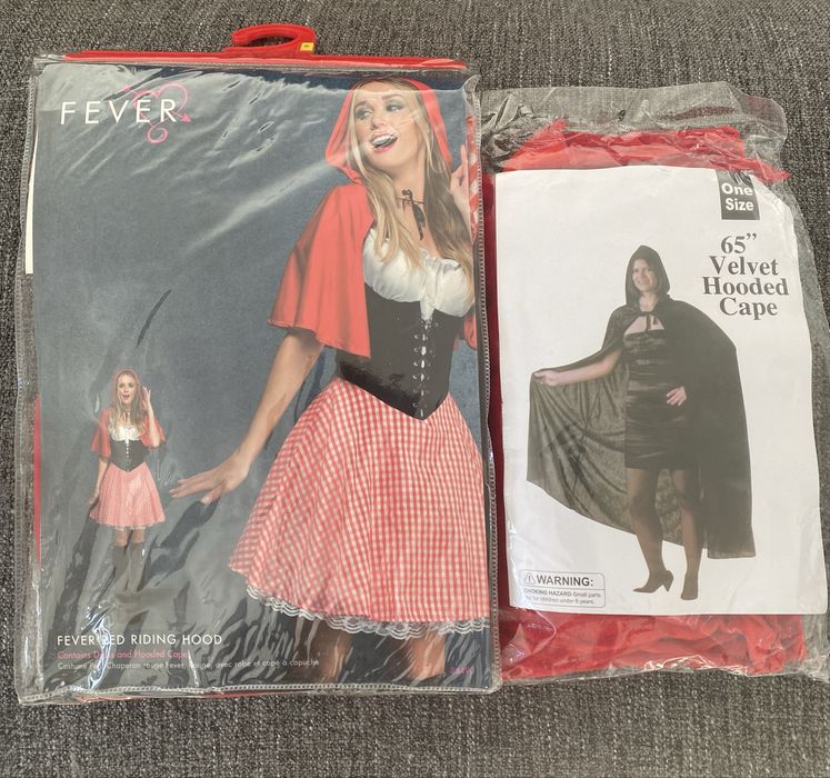 Дамски Halloween/Хелоуин костюм червената шапчица С размер