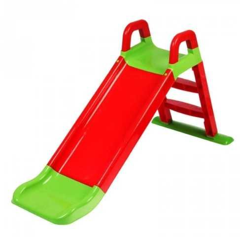 Детская горка DOLONI средняя (красно-зеленая) — отличная цена!