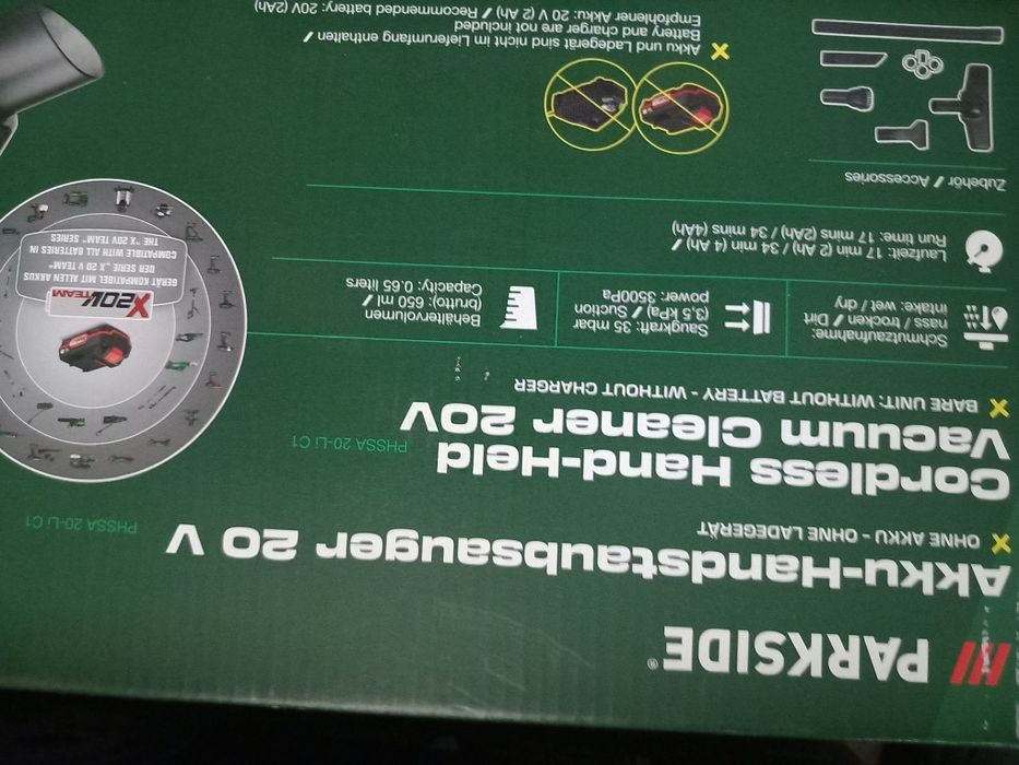 Нови перящи прахосмукачки PARKSIDE - PWS 20E4