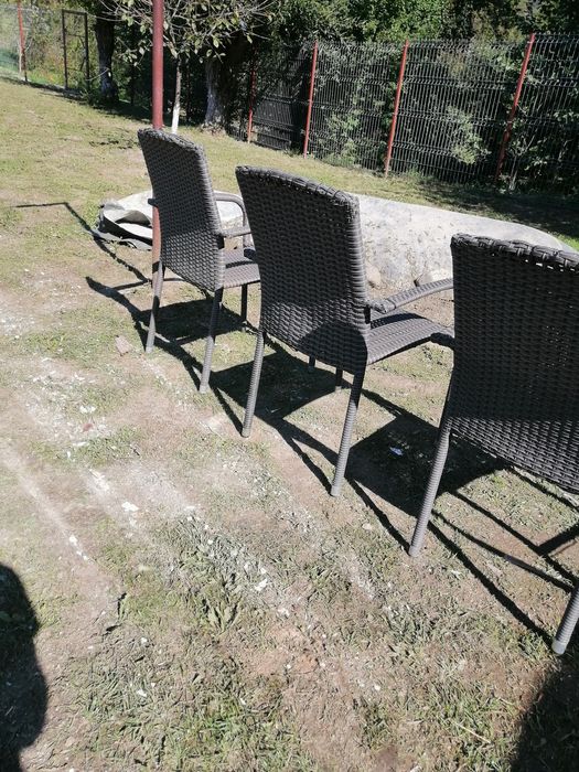 Scaune grădină, 3 buc.