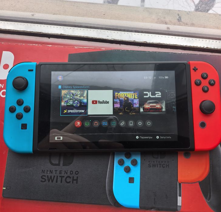 Nintendo Switch Rev 2 в идеальном состоянии фулл кп