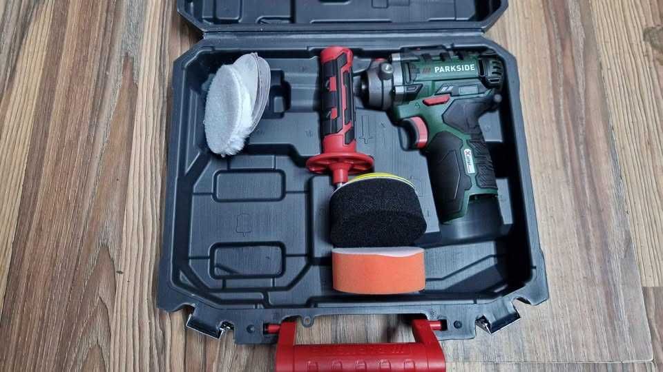 Kit bormasina polish Parkside ,NOU