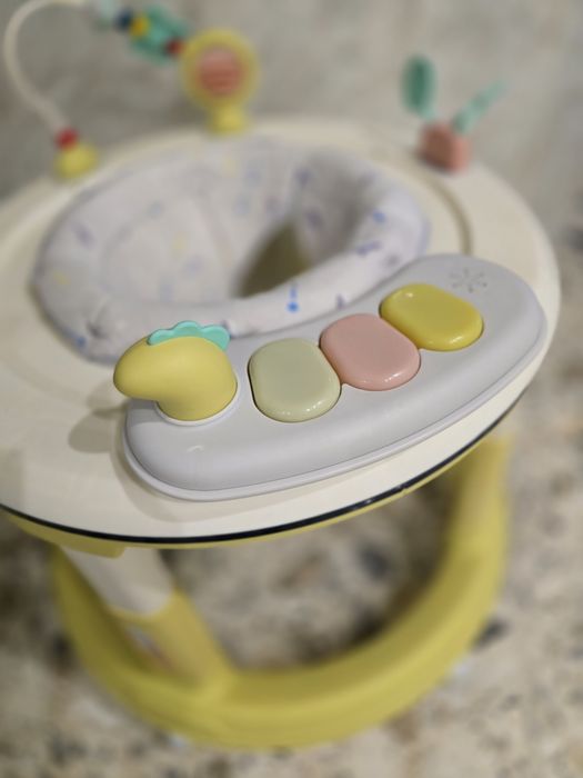 Premergător Roz 6-18 Luni cu Centru Activități 360°, Reglabil