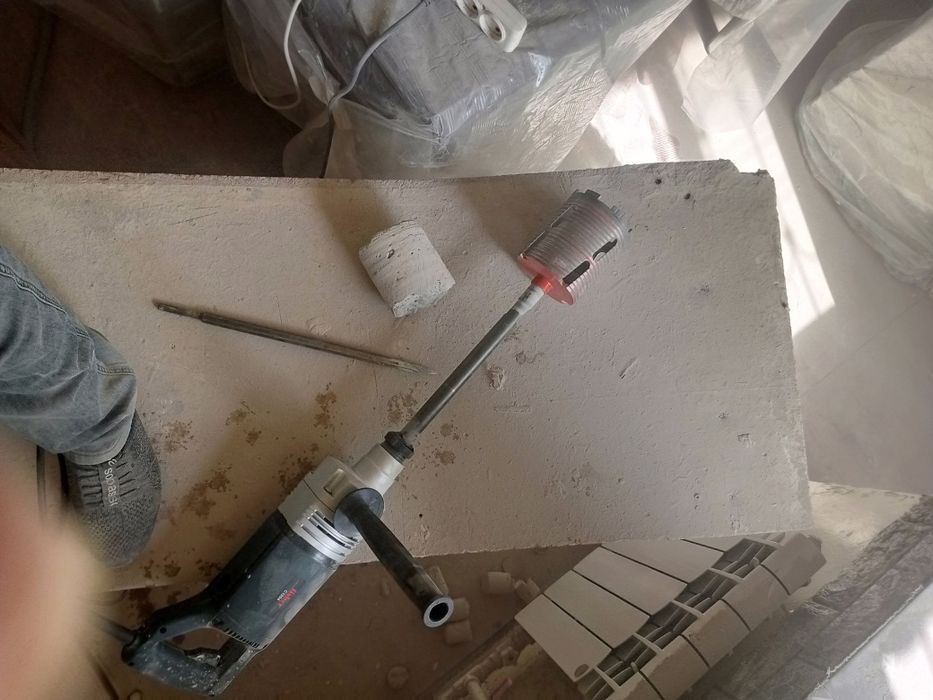 Алмазный бурение  сухой девор тешиш