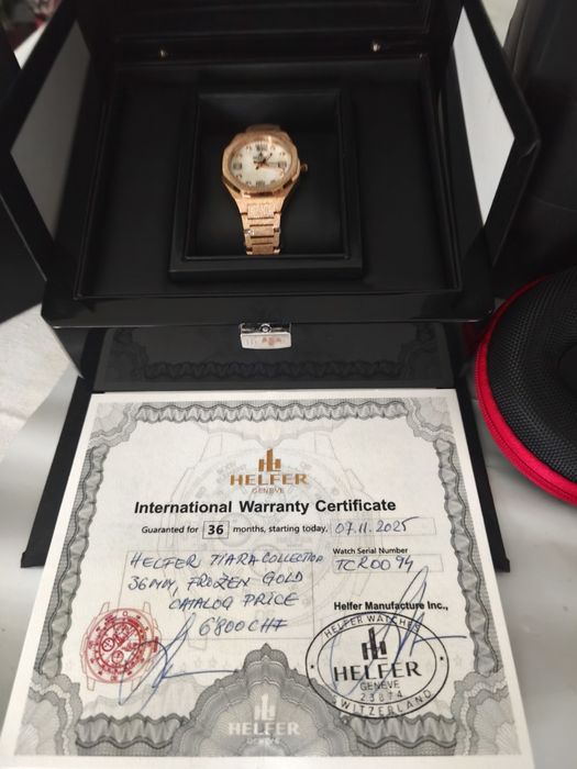 Helfer Tiara Collection Frozen Gold 32 MM Nou