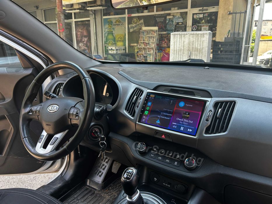 Kia Sportage - 9" Android Мултимедия Спортидж 10-16 Навигация Андроид