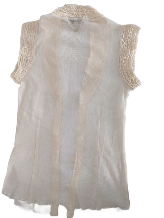 Bluză Mango, crem/galben pai, mărimea S