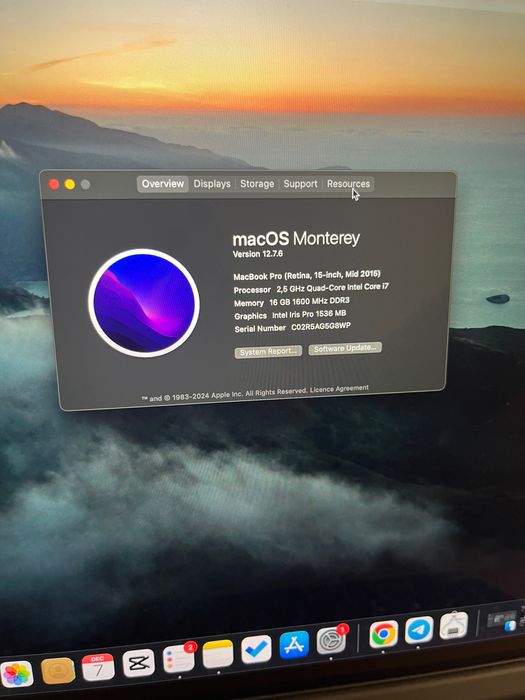 MacBook Pro (Retina, 15-inch, Mid 2015)