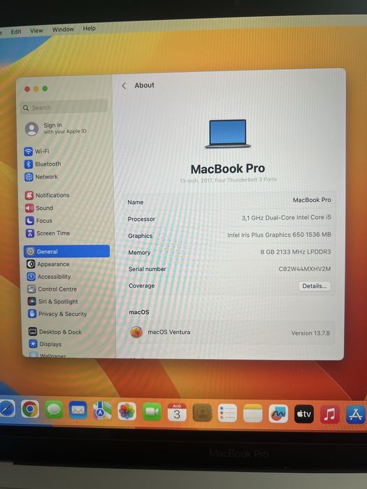MacBook Pro 13” 2017
